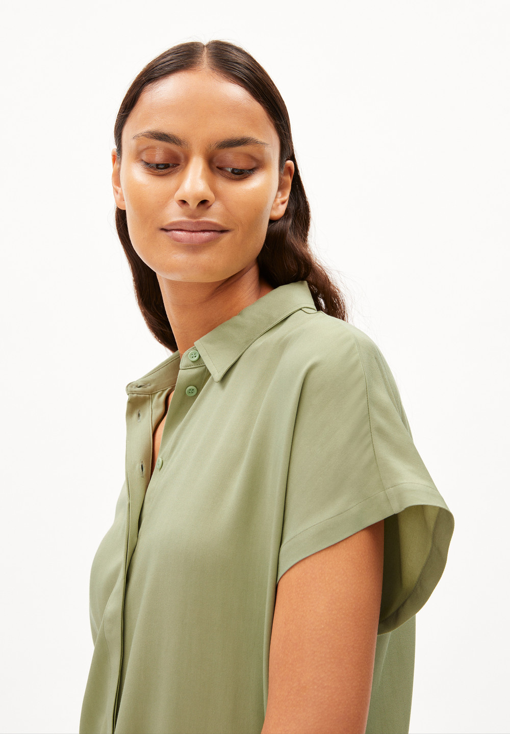 ARMEDANGELS LARISAANA Blouse Relaxed Fit made of LENZING™ ECOVERO™ Viscose Světle | YRUFX2305