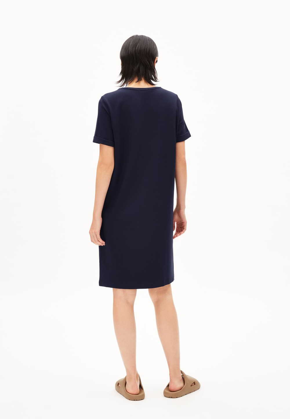 ARMEDANGELS MAAILANA Jersey Dress Regular Fit made of LENZING™ ECOVERO™ Mix Night Sky | HXYCM2681