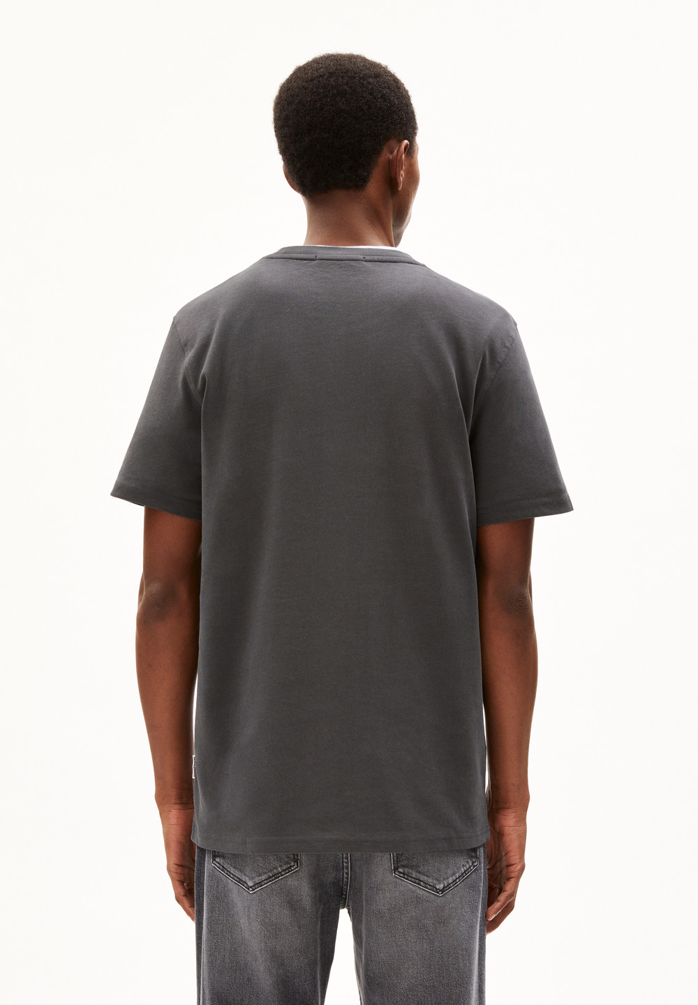 ARMEDANGELS MAARKOS Heavyweight T-Shirt Relaxed Fit made of Organic Cotton Mix Graphite | LSTOC3657