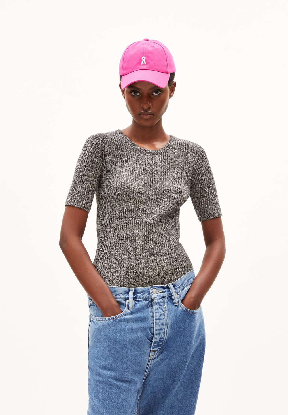 ARMEDANGELS MIRKAA CLEAN UP Sweater Slim Fit made of Organic Cotton Mix Undyed-offwhite | SZOXJ2037