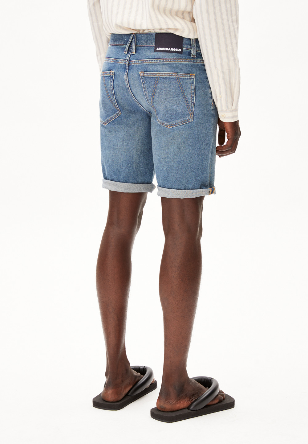 ARMEDANGELS NAAILO Denim Shorts made of Organic Cotton Mix Blankyt | WLEGJ8157