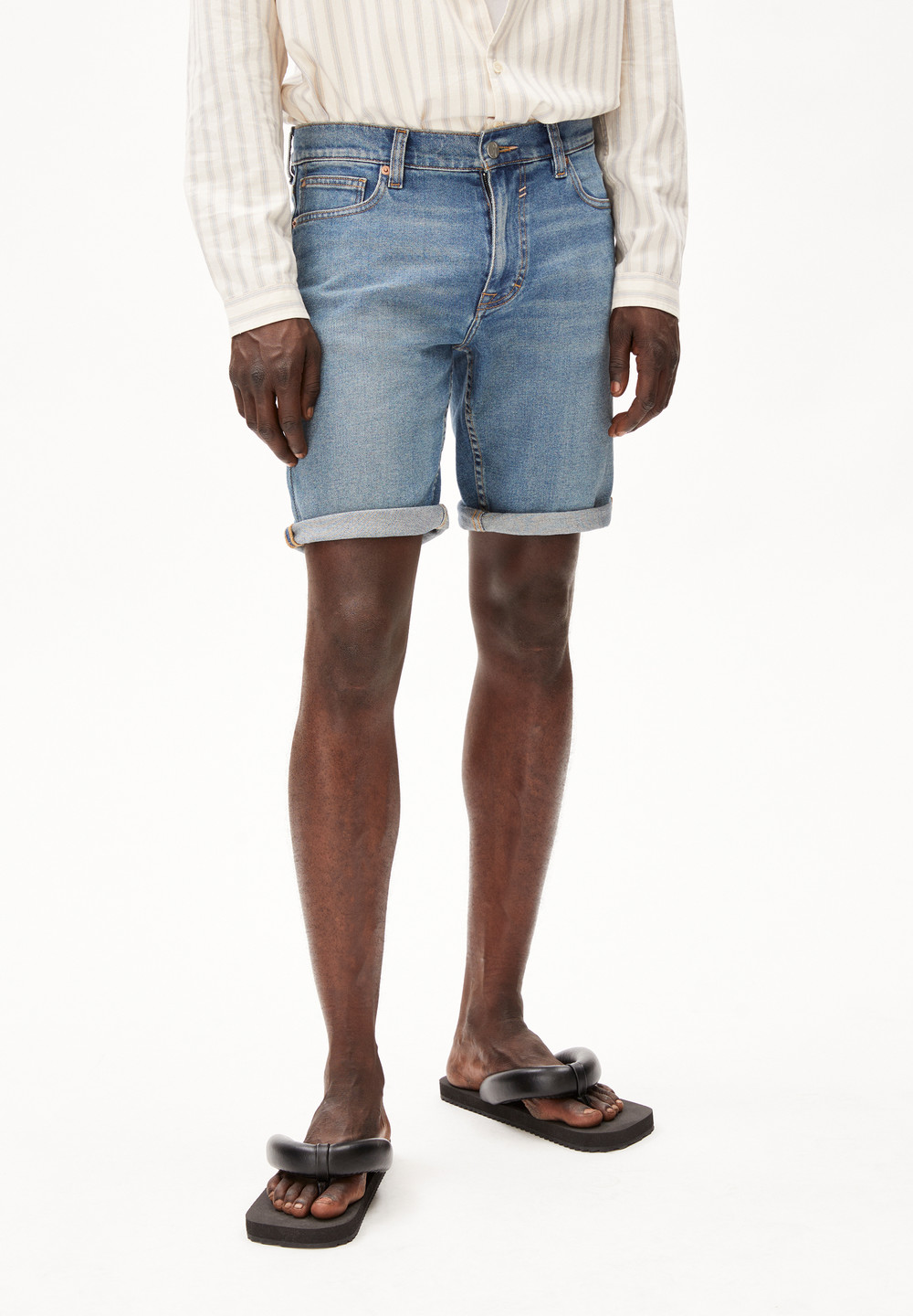 ARMEDANGELS NAAILO Denim Shorts made of Organic Cotton Mix Blankyt | WLEGJ8157