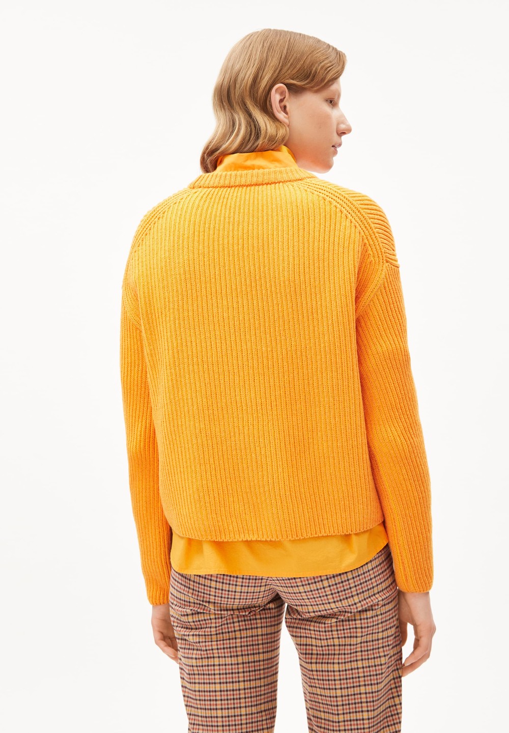 ARMEDANGELS NAARUKO Sweater Oversized Fit made of Organic Cotton Mix Sunset | MWGCP3527