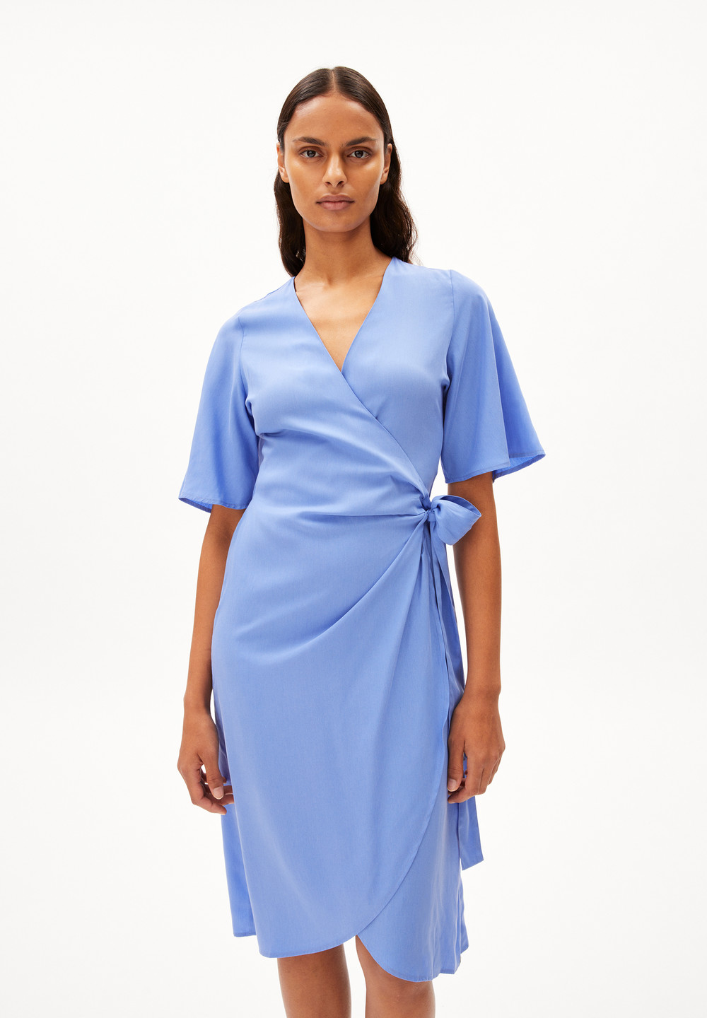 ARMEDANGELS NATAALE Woven Dress Regular Fit made of TENCEL™ Lyocell Mix Blankyt | YXMPA1945