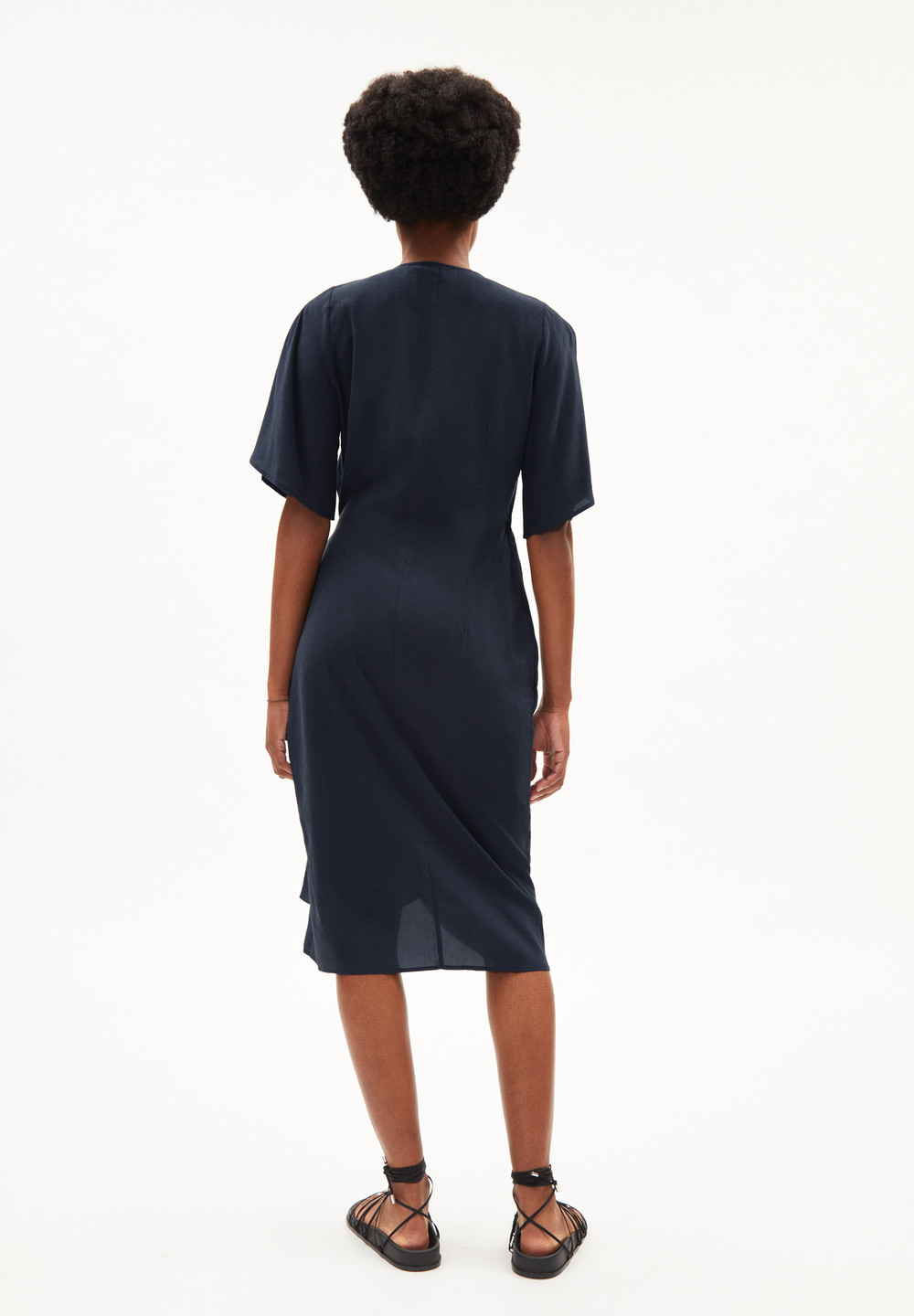 ARMEDANGELS NATAALE Woven Dress Regular Fit made of TENCEL™ Lyocell Night Sky | IFCBY1965