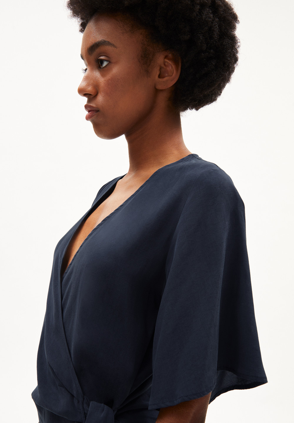 ARMEDANGELS NATAALE Woven Dress Regular Fit made of TENCEL™ Lyocell Night Sky | IFCBY1965