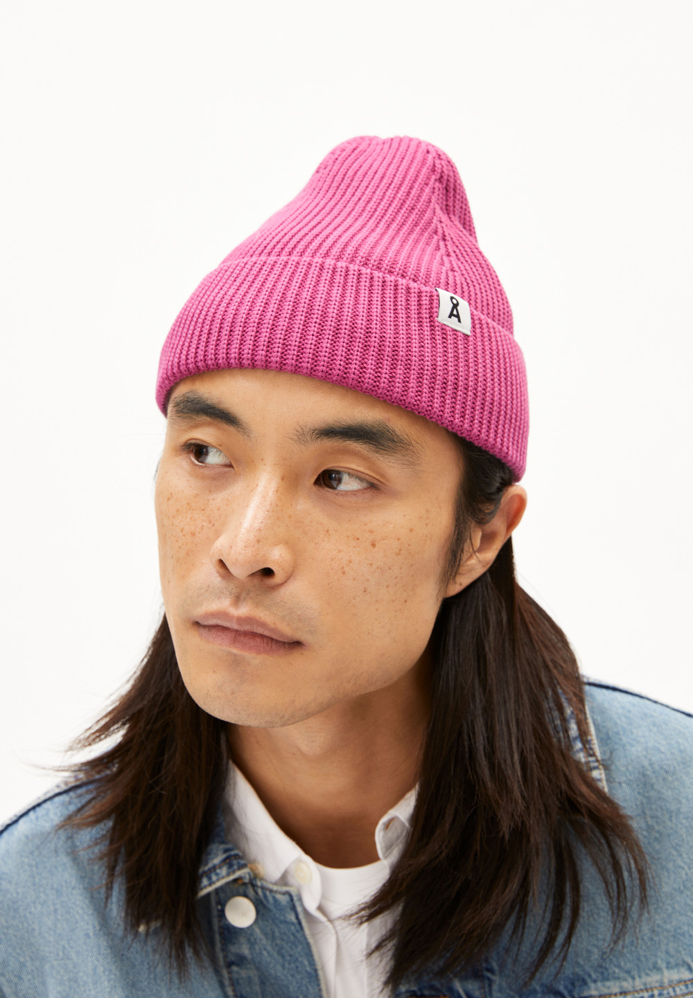 ARMEDANGELS NILDAAO COTTON Beanie made of Organic Cotton Crushed Berry | AIUJR2416