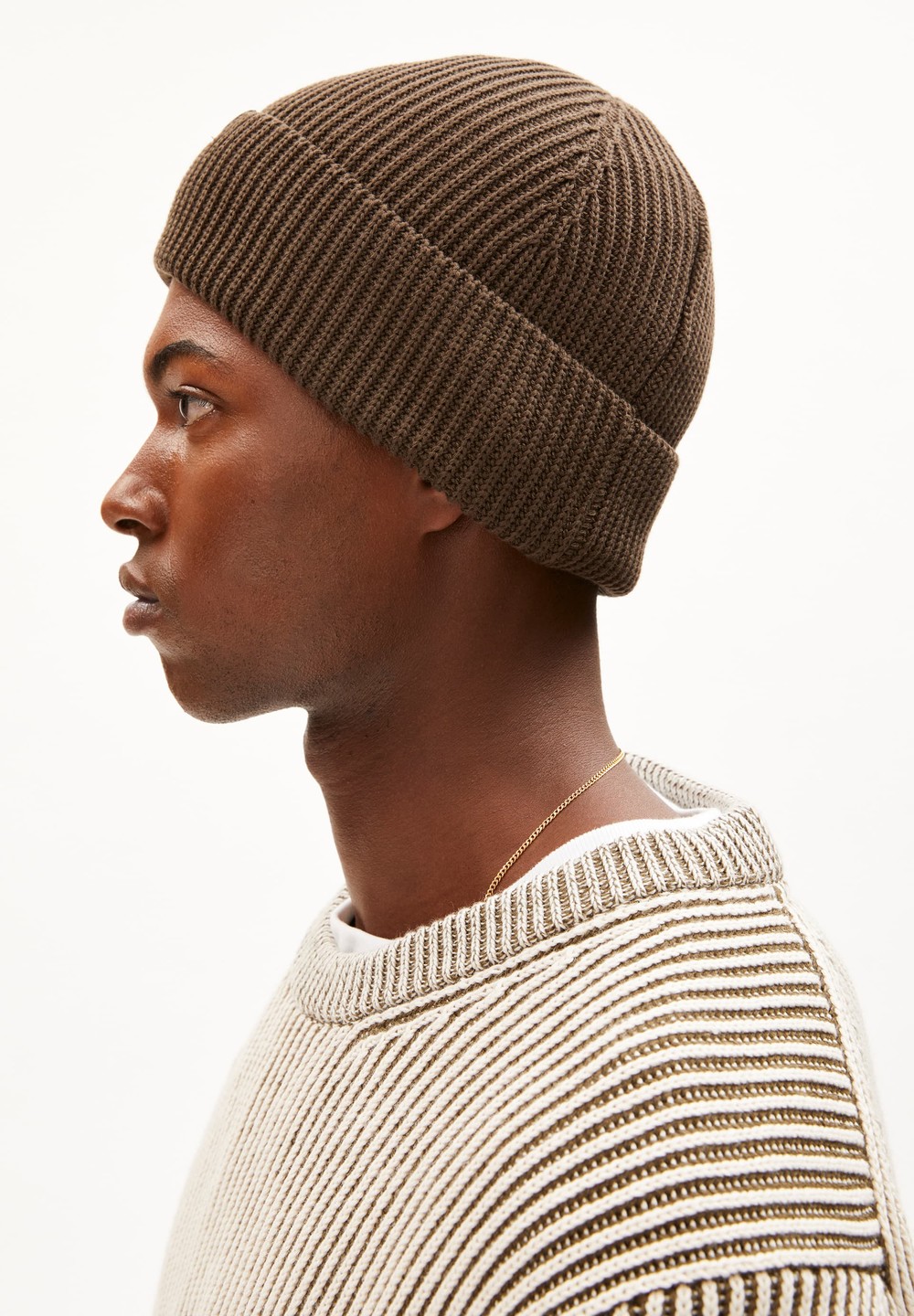 ARMEDANGELS NILDAAO COTTON Beanie made of Organic Cotton Earth | TNROH9708