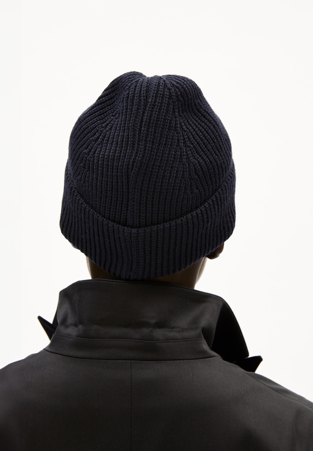 ARMEDANGELS NILDAAO WOOL Beanie made of Organic Cotton Night Sky Melange | PRLSY3861