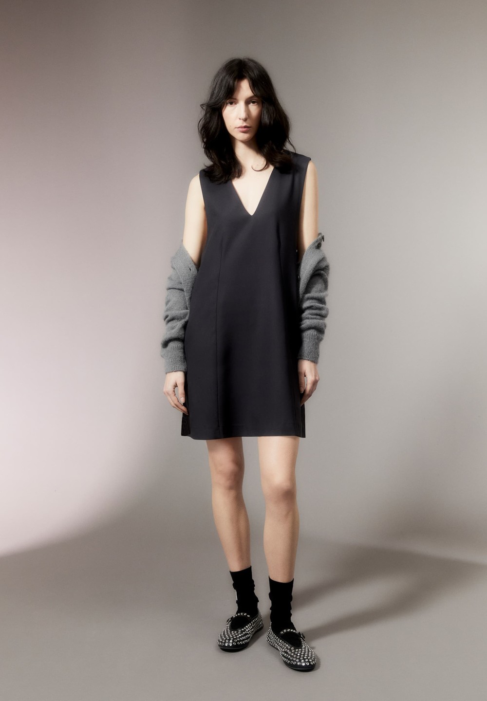 ARMEDANGELS PINAAFO Woven Dress Regular Fit made of LENZING™ ECOVERO™ Viscose Mix Tmavě | YJFBR8491