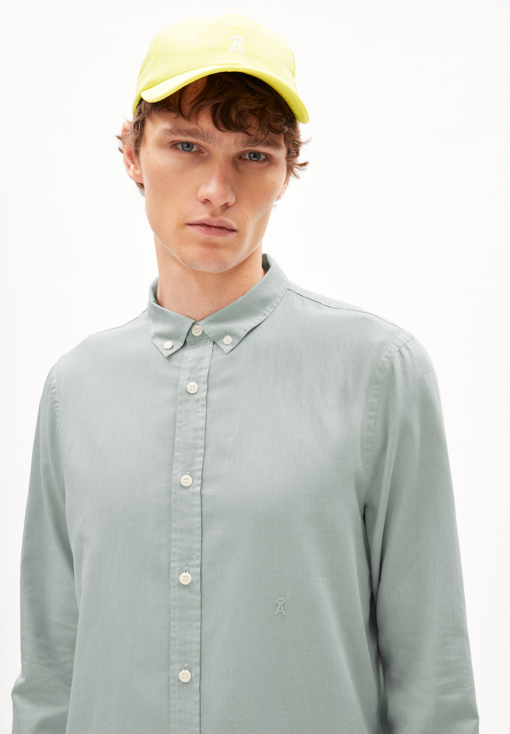 ARMEDANGELS QUAASA Shirt Regular Fit made of Organic Cotton Morning Dew | JNGCO8604