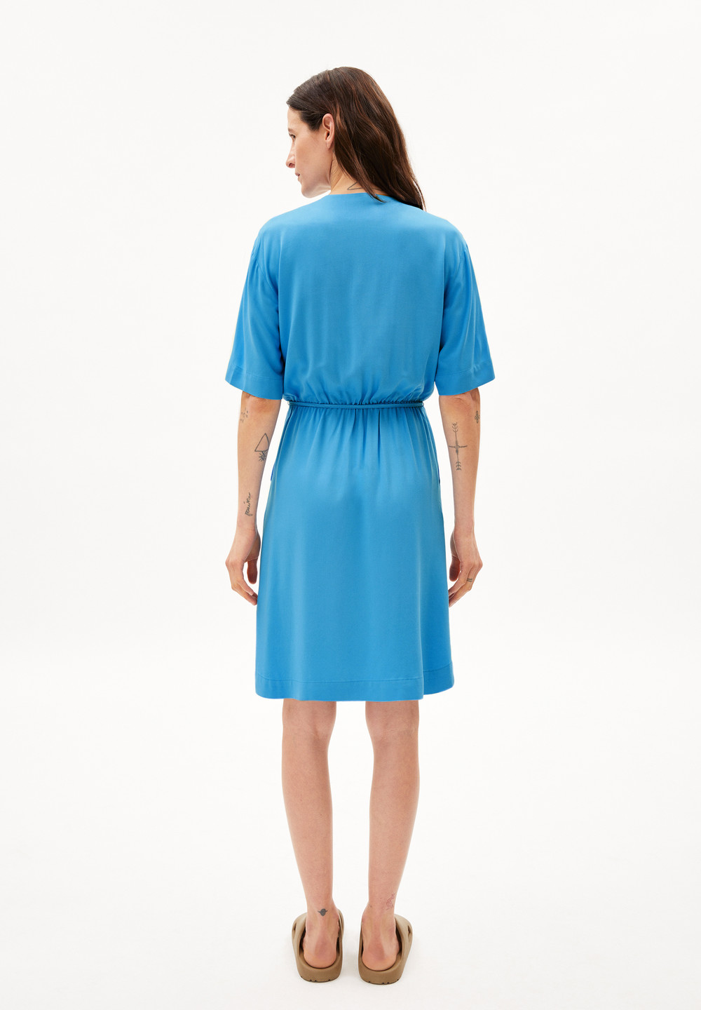 ARMEDANGELS RAUJAA Woven Dress Loose Fit made of LENZING™ ECOVERO™ Viscose Blueniverse | XDACY0291