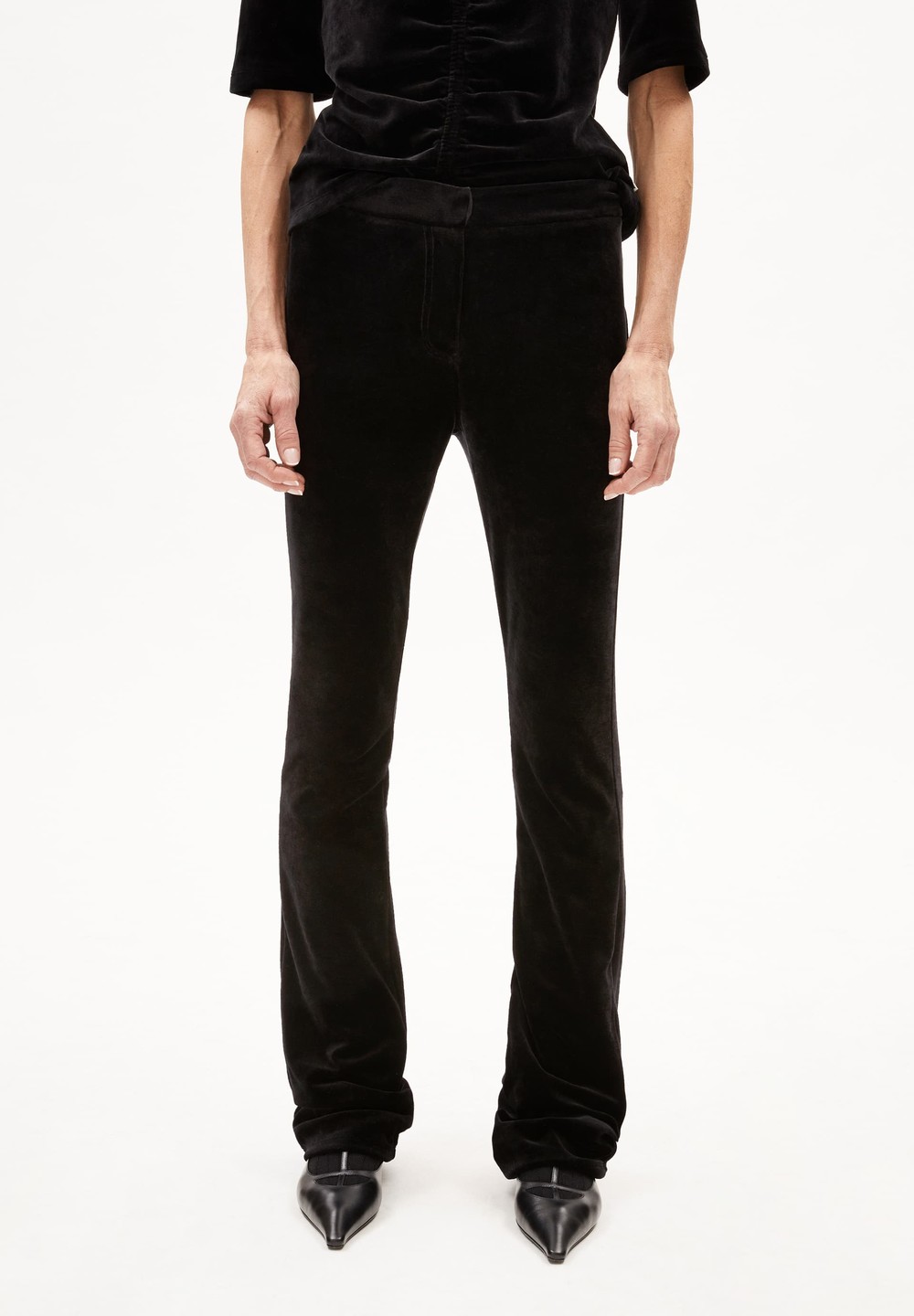 ARMEDANGELS RONJAAL Jersey Pants made of TENCEL™ Modal Mix Černé | UHDBL4375