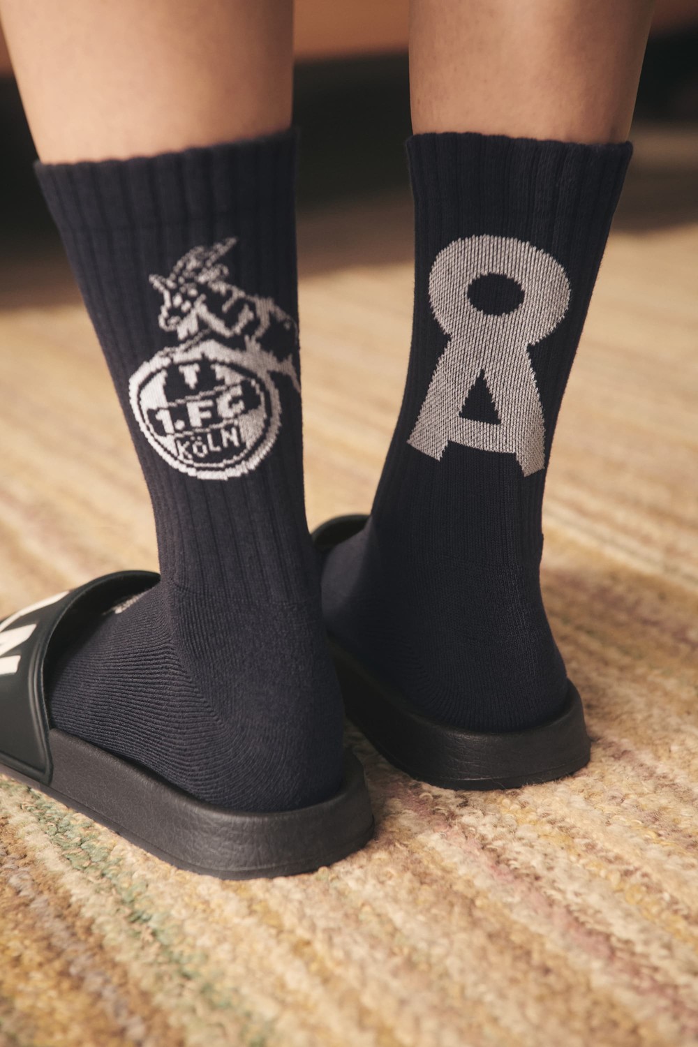 ARMEDANGELS SAAMUS SHORT FC Socks made of Organic Cotton Mix Night Sky | RUJPY9106