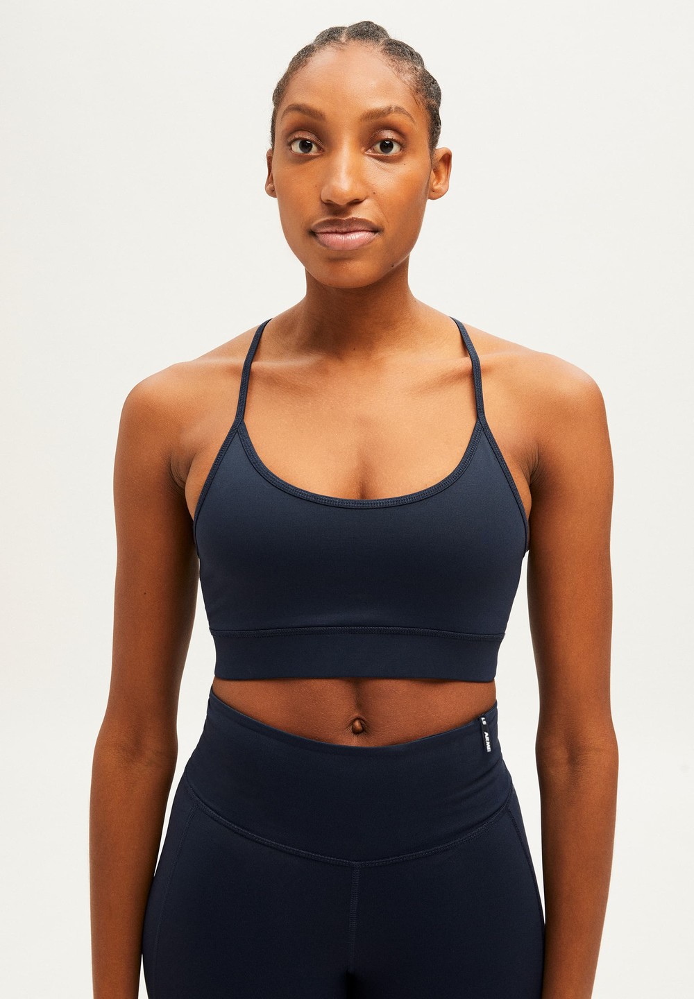 ARMEDANGELS SAATYA Activewear Bra made of Polyamide Mix (recycled) Indigo | AFIUZ4189