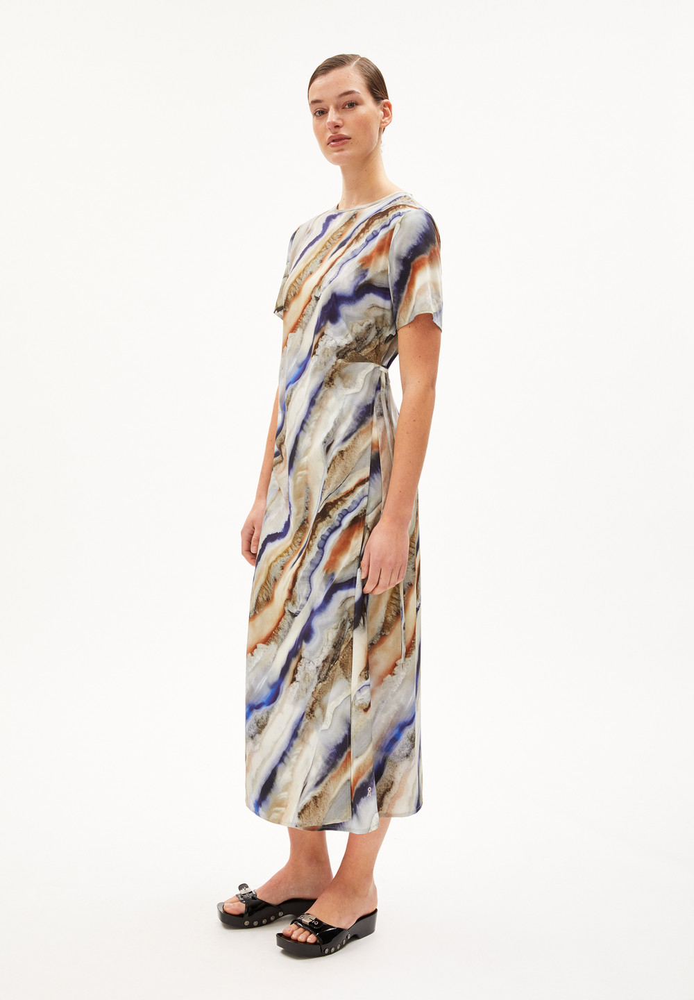 ARMEDANGELS SEDISAA PÄRLAA Woven Dress Regular Fit made of TENCEL™ Lyocell Mix Cinnamon Dust | PYQDZ8306