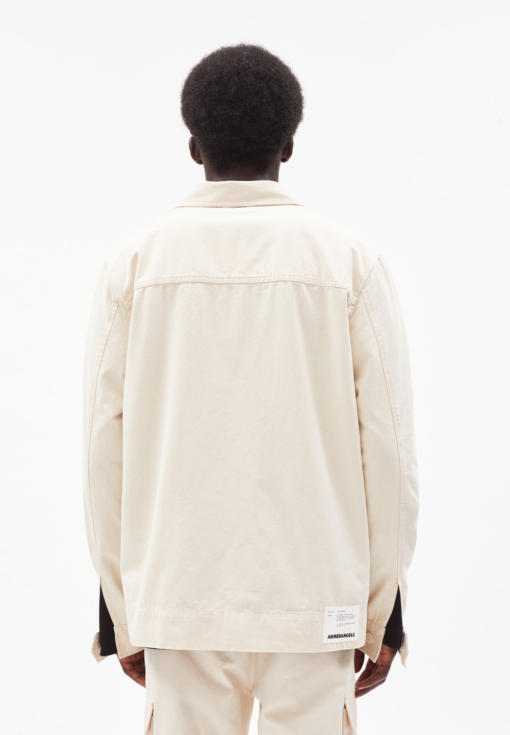 ARMEDANGELS SHAAKE Overshirt made of Organic Cotton Undyed | EXAJP6917