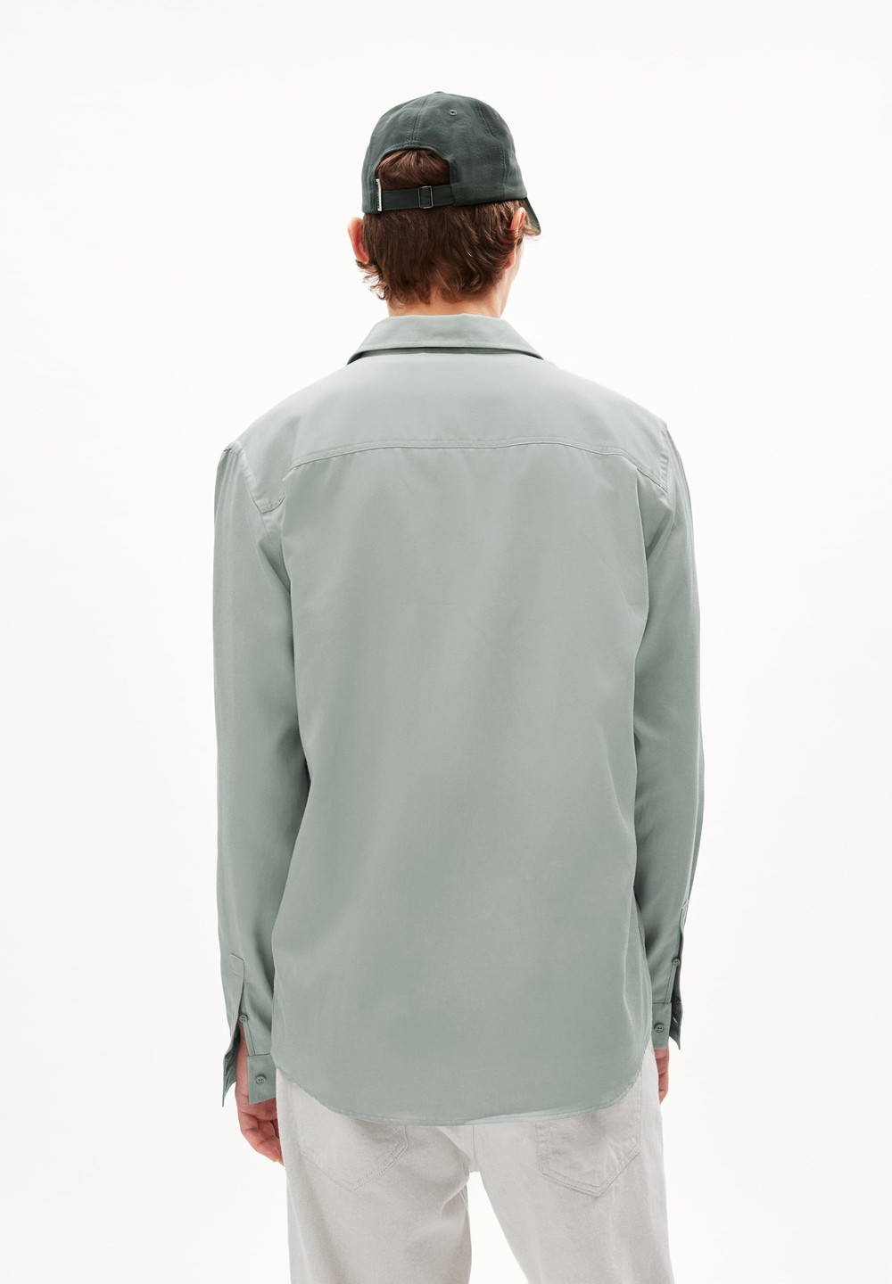 ARMEDANGELS SKJORTAAS Shirt Relaxed Fit made of TENCEL™ Lyocell Mix Morning Dew | KFSAU9102