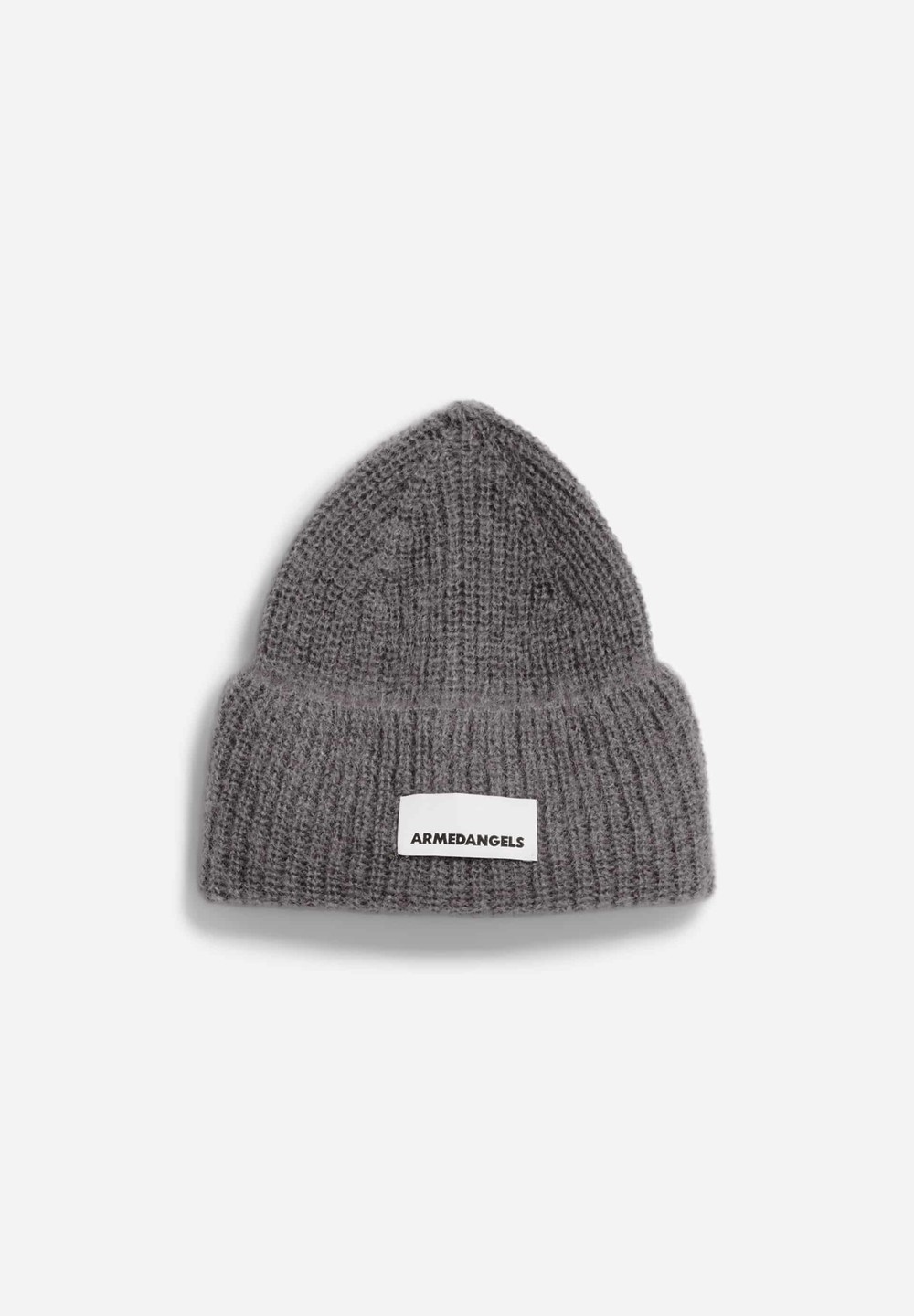 ARMEDANGELS SNOWAA Beanie made of Mohair Wool Mix Iron Cast | NCGWO0562