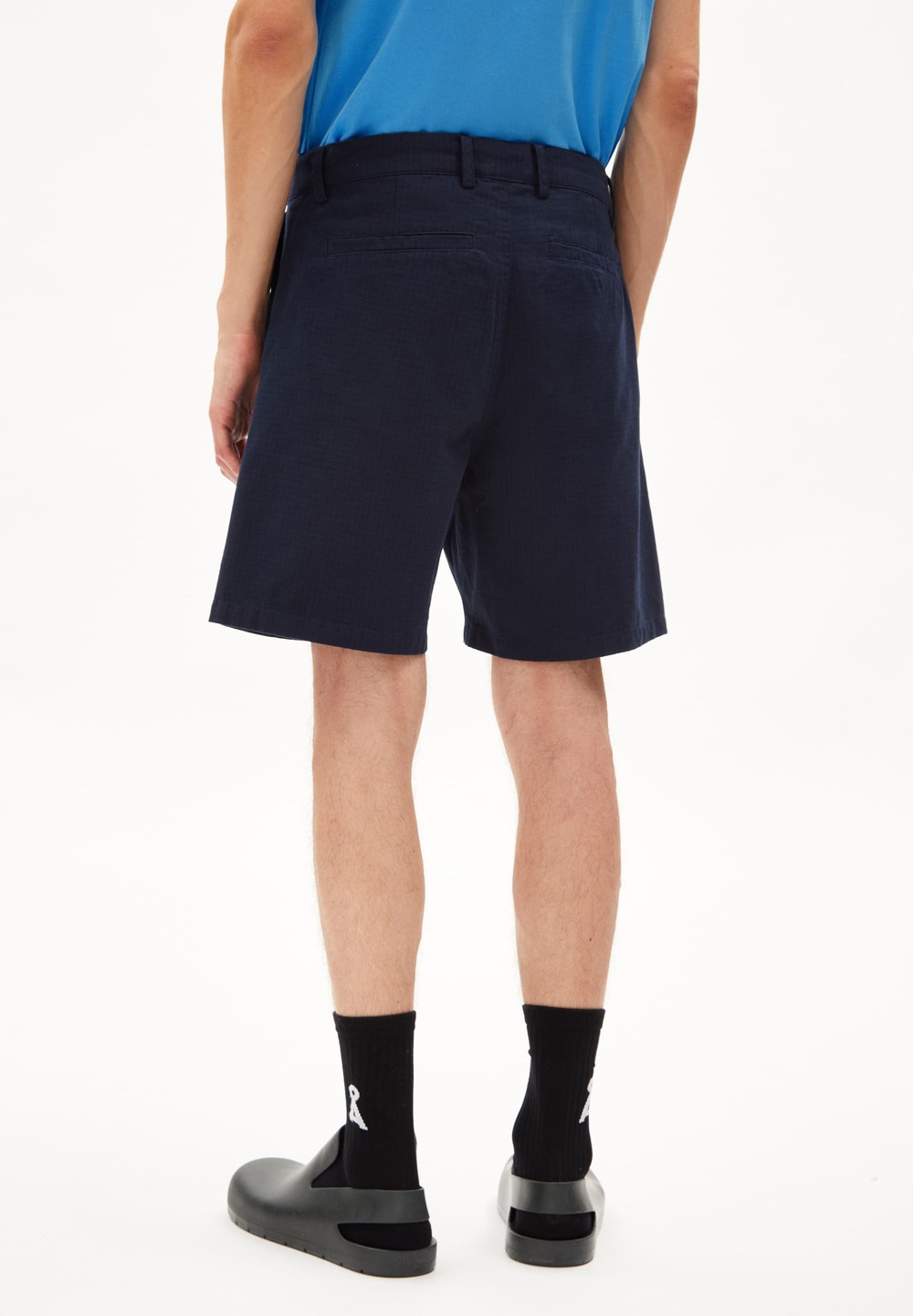 ARMEDANGELS SOJAAN RIBSTOP Shorts Relaxed Fit made of Organic Cotton Night Sky | LKXZM0183