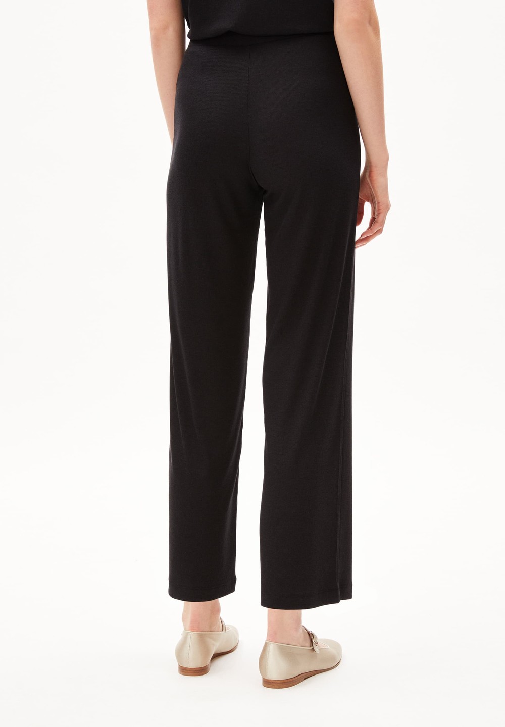 ARMEDANGELS STELLAARA Jersey Pants made of TENCEL™ Lyocell Mix Černé | GKHNX7019