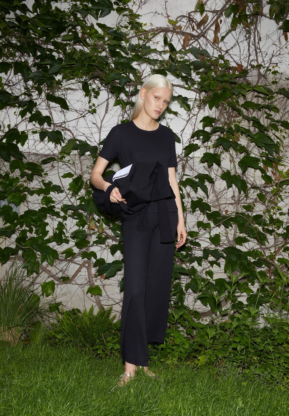 ARMEDANGELS STELLAARA Jersey Pants made of TENCEL™ Lyocell Mix Černé | GKHNX7019