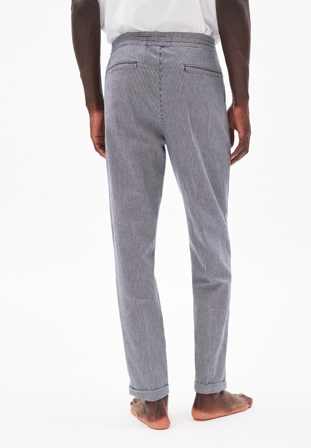 ARMEDANGELS TAAVIN STRIPED Tapered Fit Denim made of Organic Cotton Mix Rå Stripe | ZTAQL1928