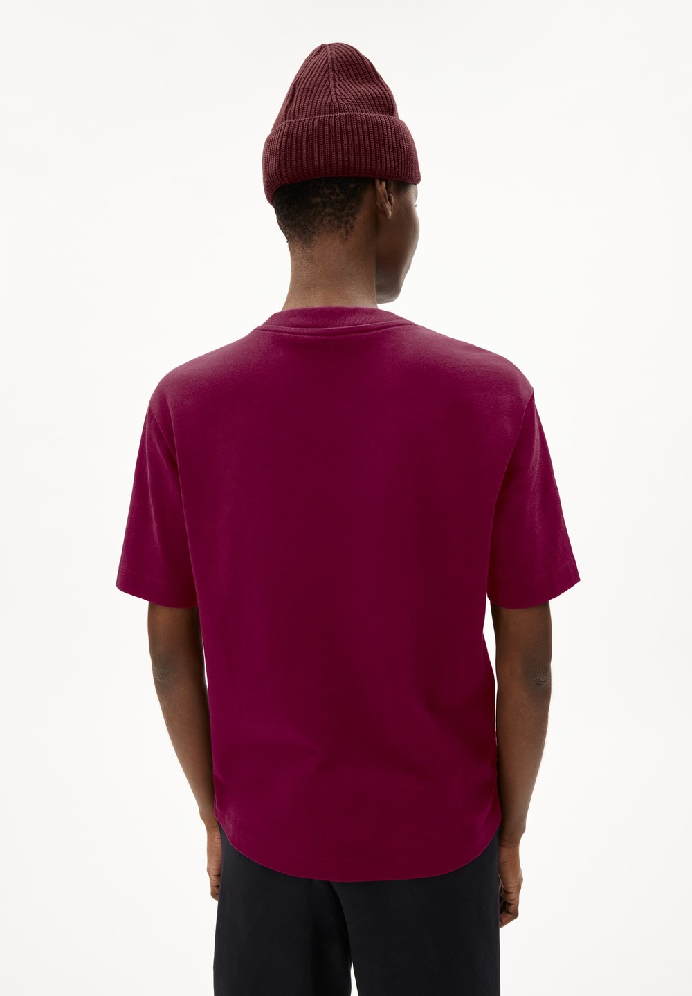 ARMEDANGELS TARJAA Å EMBRO Heavyweight T-Shirt Loose Fit made of Organic Cotton Mix Cherry Juice | MVAGL8153