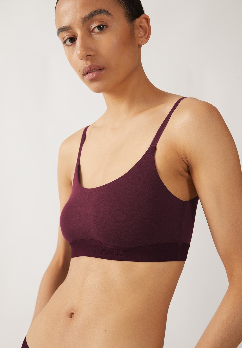 ARMEDANGELS TOVAA Bralette made of TENCEL™ Modal Mix Cranberry Juice | BMDPC4579