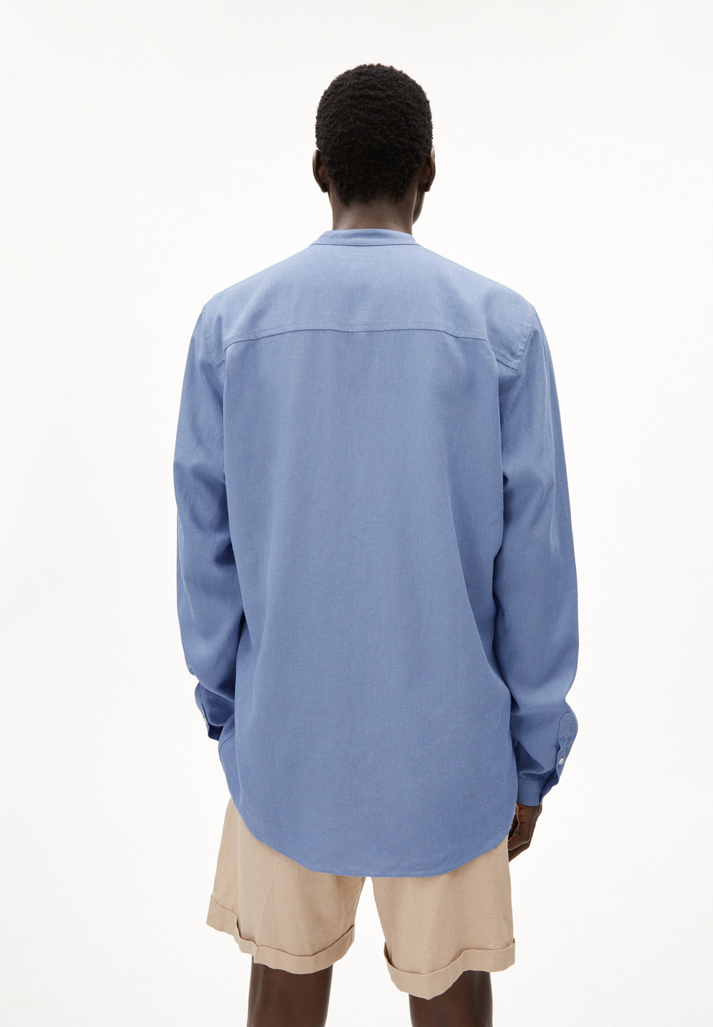 ARMEDANGELS VAALERONIMUS LINO Shirt Relaxed Fit made of Linen-Mix Blankyt | IEMPX0572