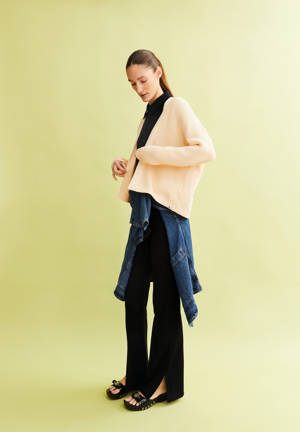 ARMEDANGELS VILDAANA Cardigan Oversized Fit made of Organic Cotton Vanilla Sky | VELPS2086