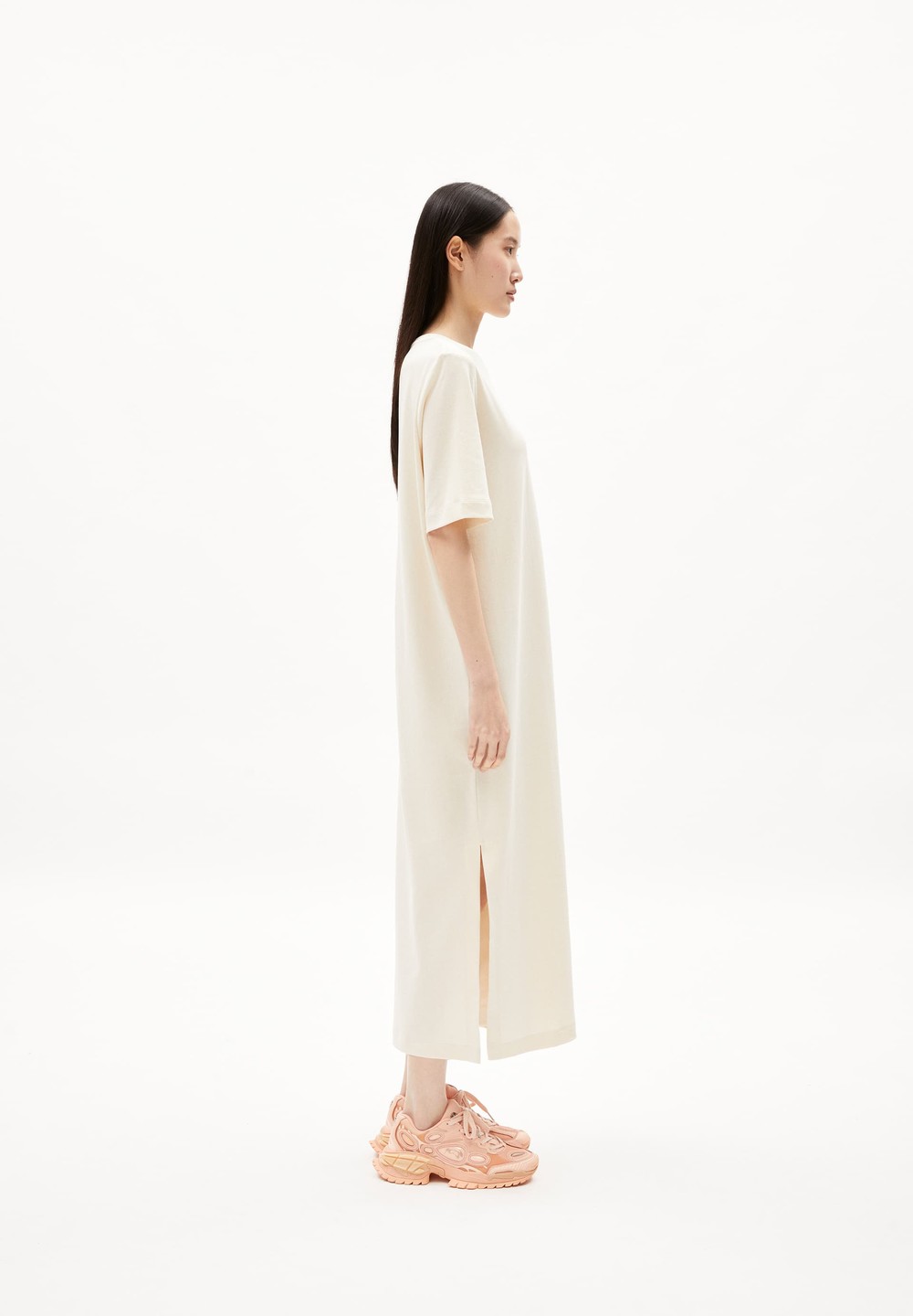 ARMEDANGELS XELINAA Heavyweight Jersey Dress Relaxed Fit made of Organic Cotton Mix Undyed | KVRFM8467